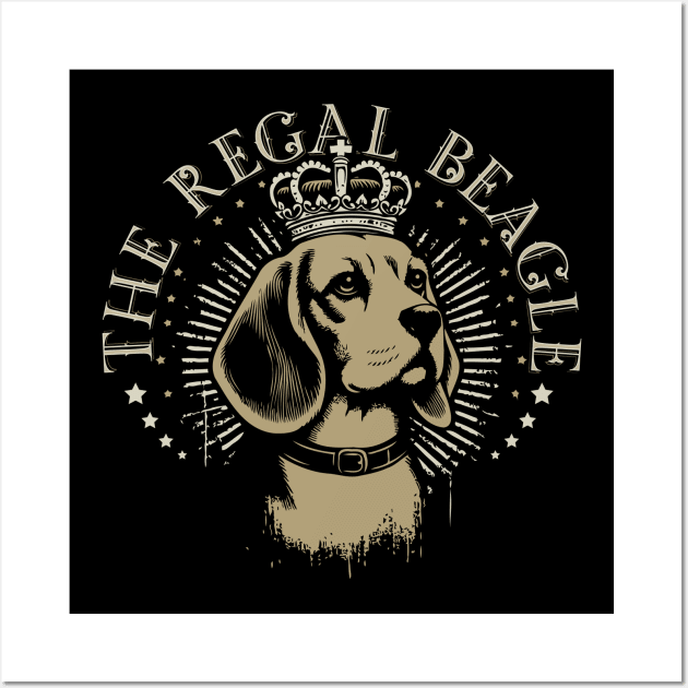 Regal Beagle Lounge 1977 // Threes Company Vintage Design Wall Art by Trendsdk